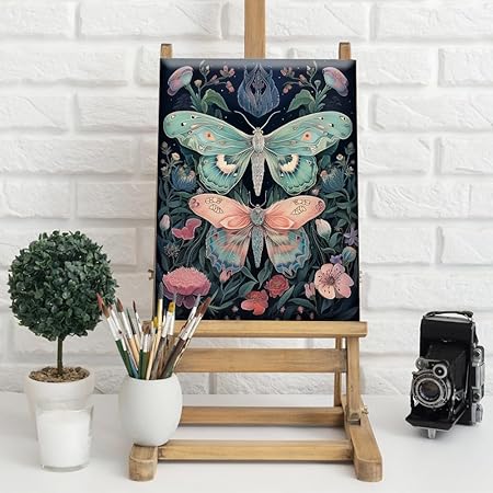 2 Mariposas - Kit de Pintura por Números - 30x40 cm