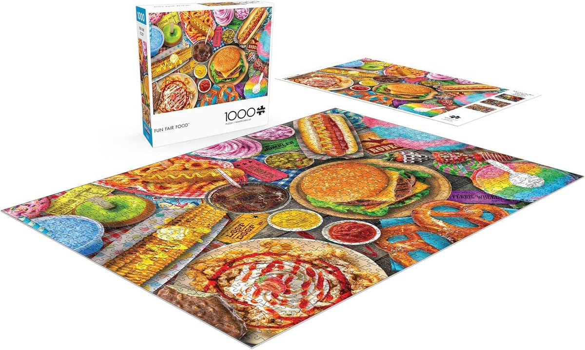 Comida de Parque de Diversiones · Rompecabezas 1000 Piezas