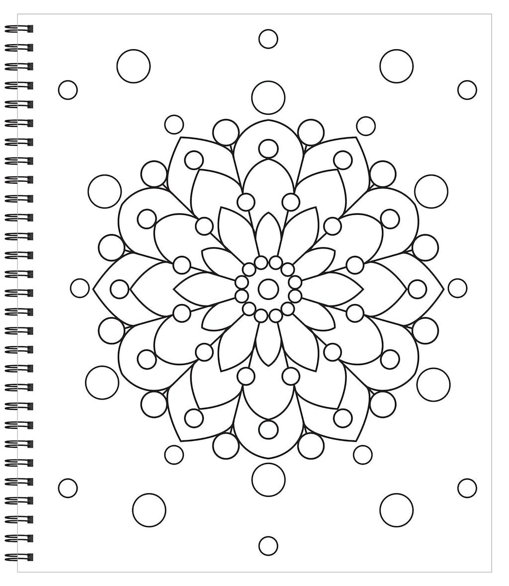 Libro de Colorear para Relajación - Pájaros, Mandalas, Flores, Cristales