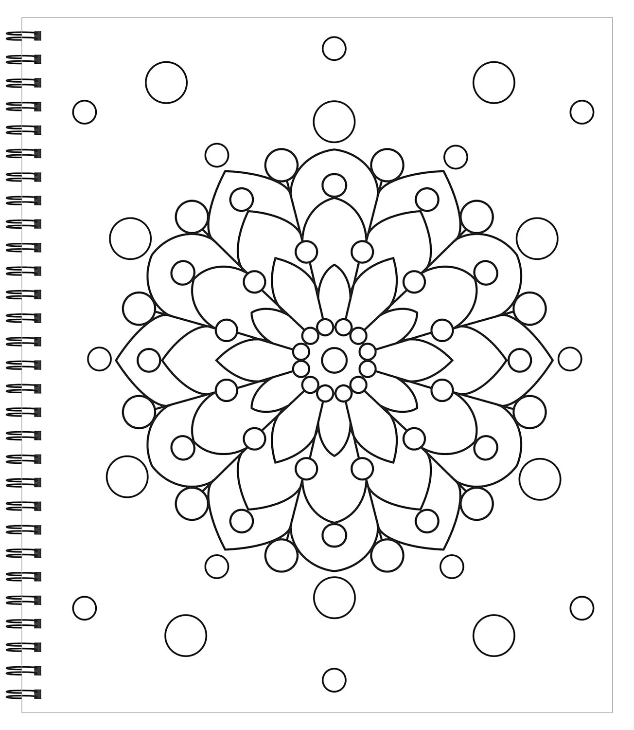 Pájaros, Mandalas, Flores y Cristales · Libro de Colorear para Relajación