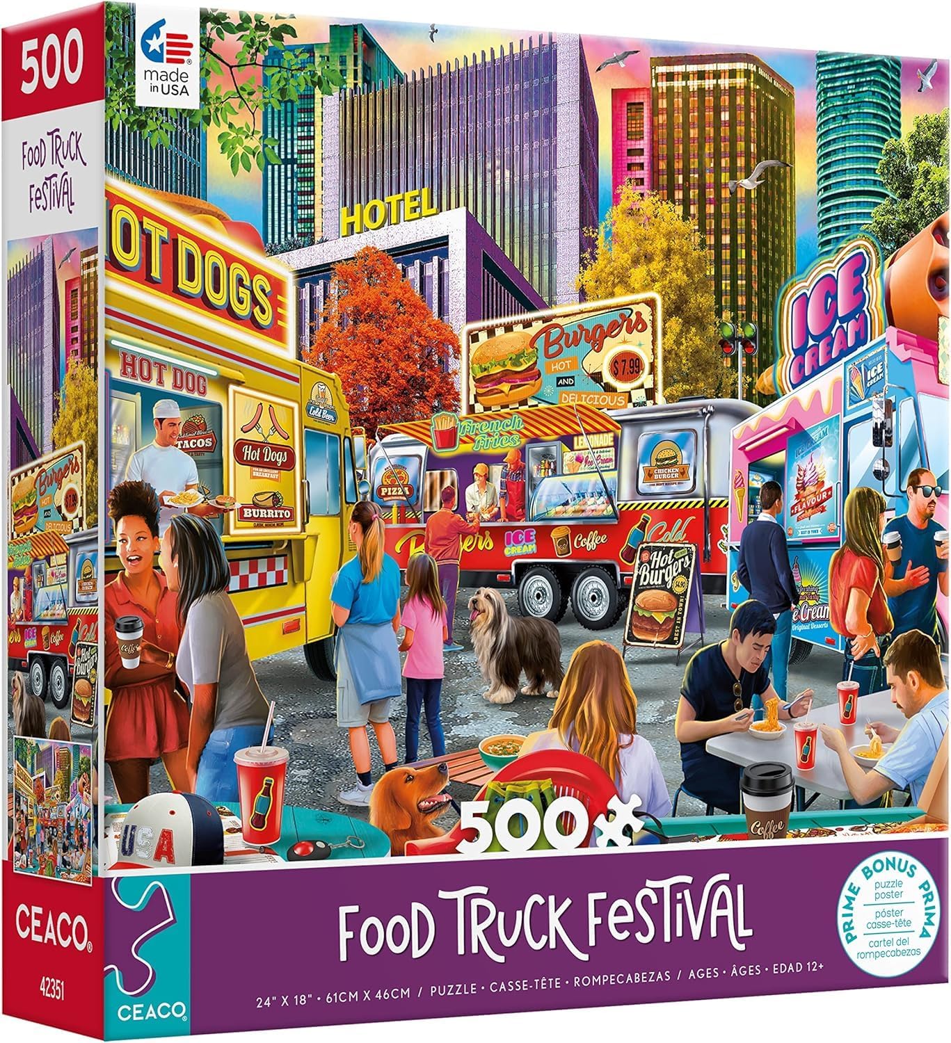 Food Truck Festival - Rompecabezas de 500 Piezas