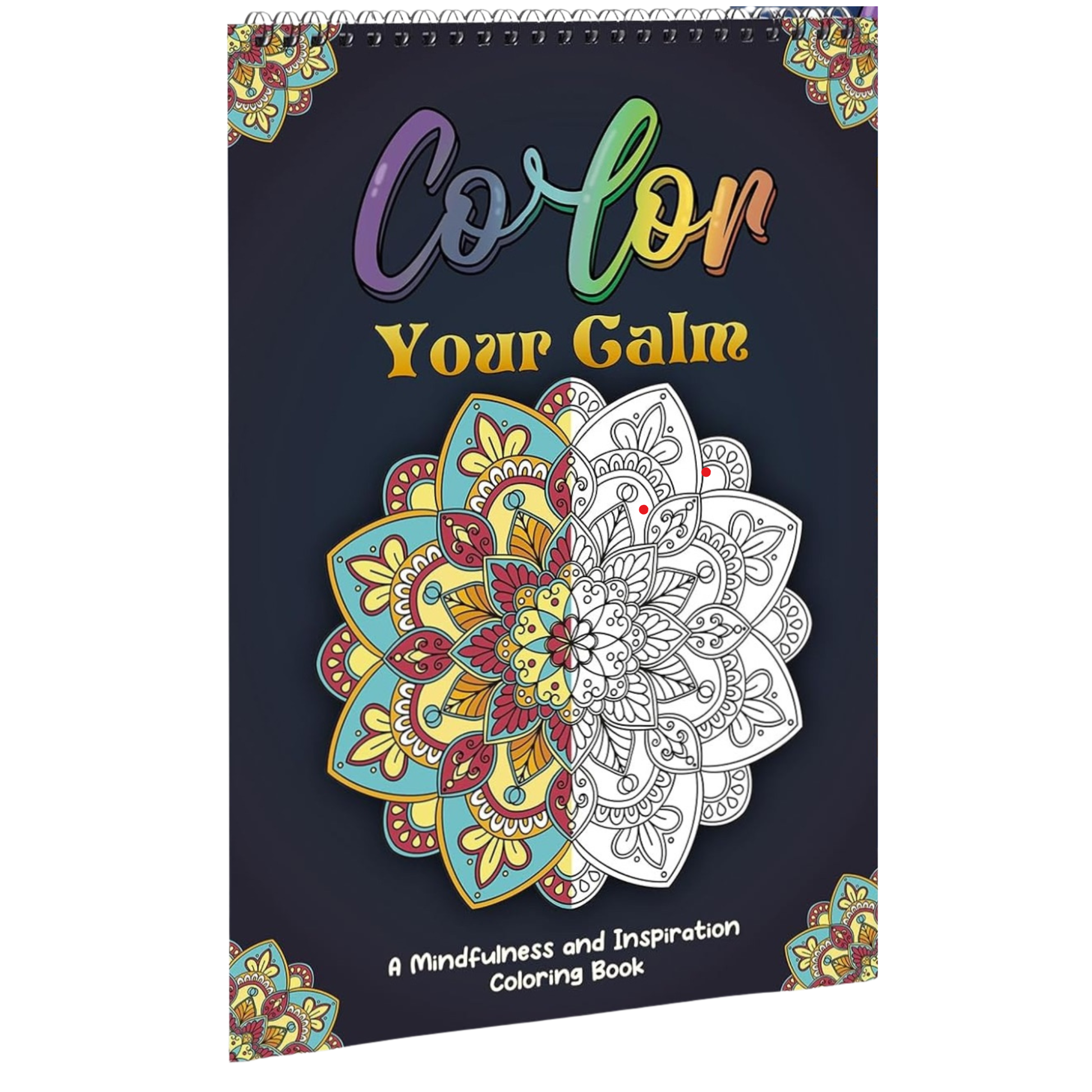 Libro de colorear Mandalas para adultos 21x30cm - My Box Hub