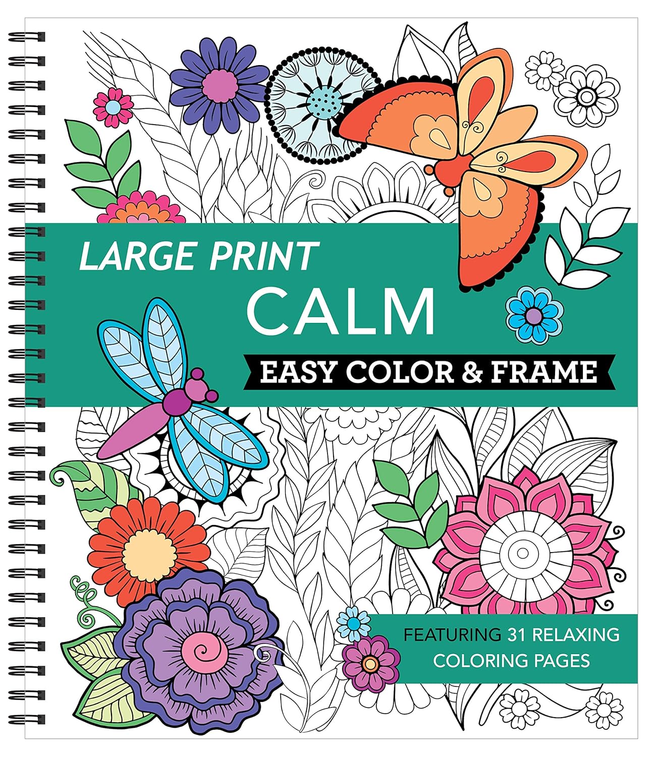 Libro de colorear Flores y Mandalas 8x10 - My Box Hub