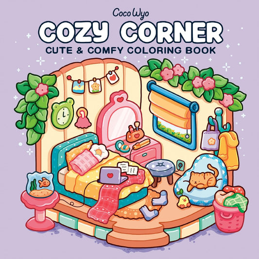 Libro de colorear Cozy Corner Bold & Easy 20x20cm - My Box Hub