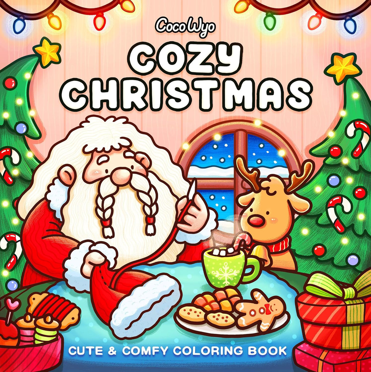 Libro de colorear Cozy Christmas 20x20cm - My Box Hub