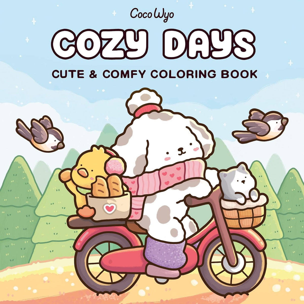 Libro de colorear Cozy Days 20x20cm - My Box Hub