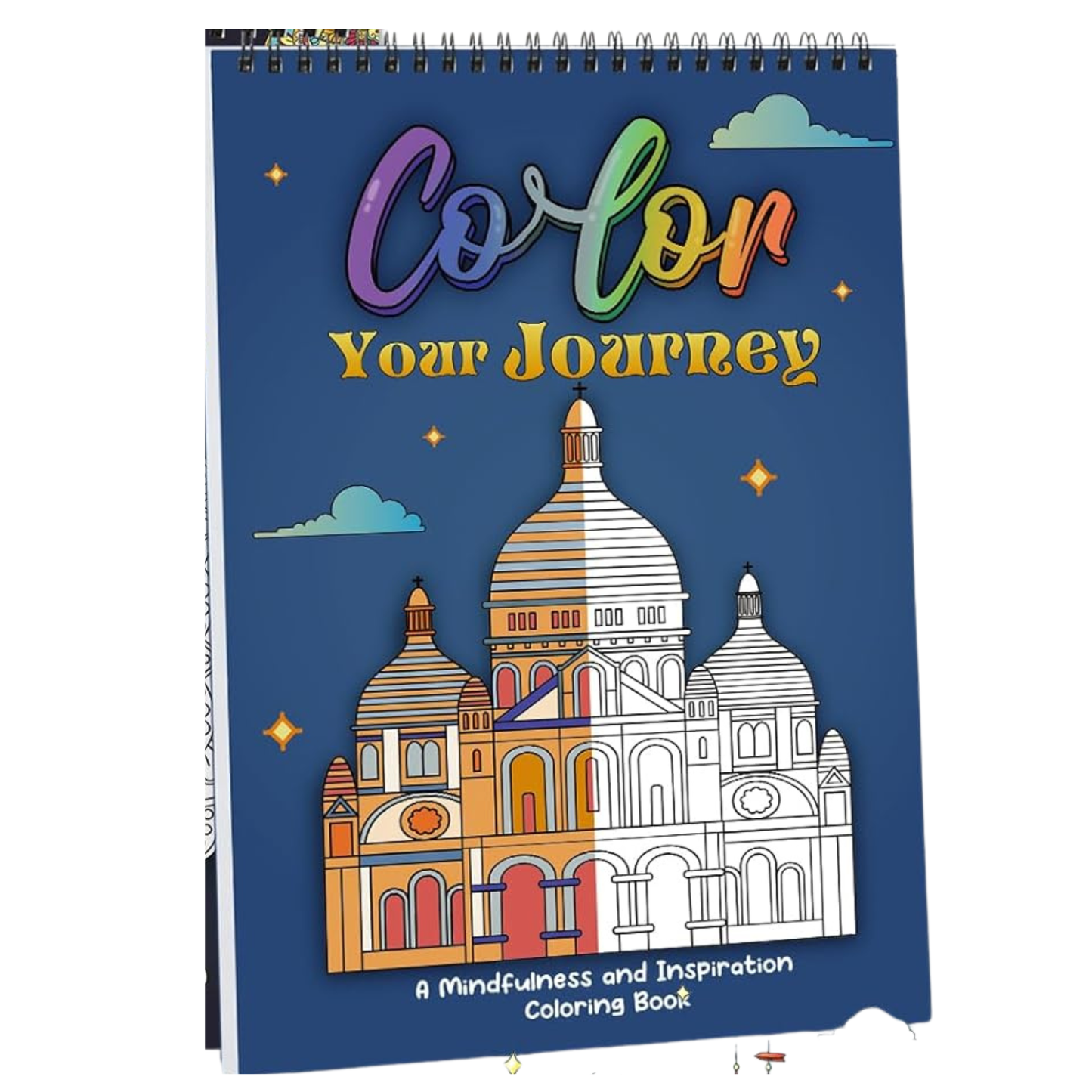 Libro de colorear Journey paisajes 21x30cm - My Box Hub