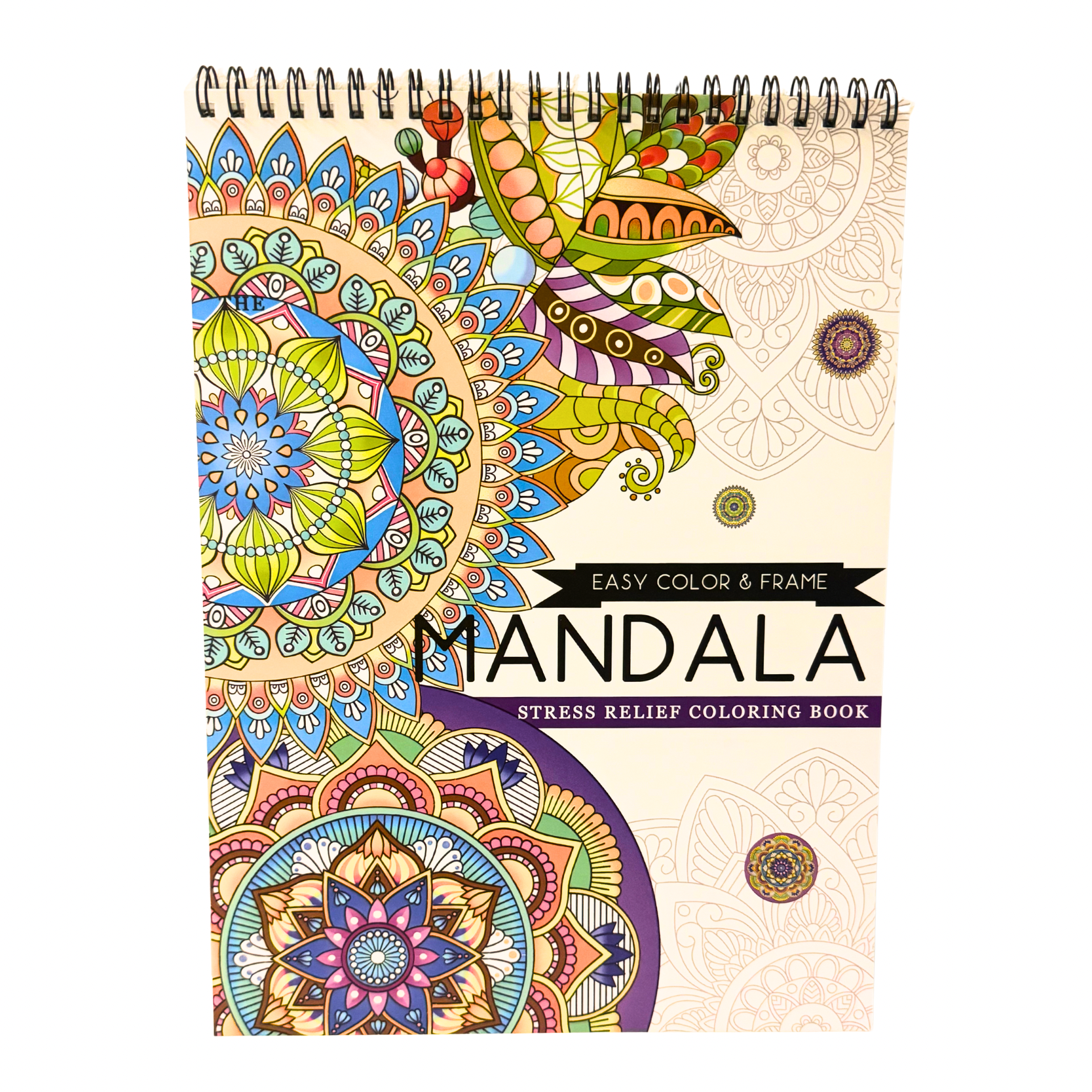 Libro de colorear Mandalas Fáciles 8x11 - My Box Hub