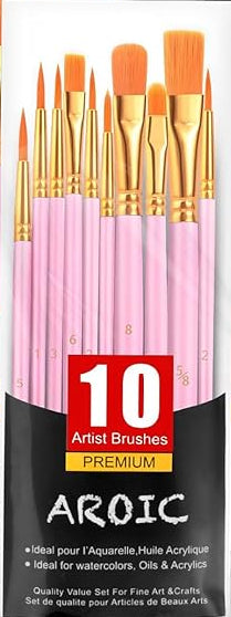 Kit de Pinceles · Grosores Variados