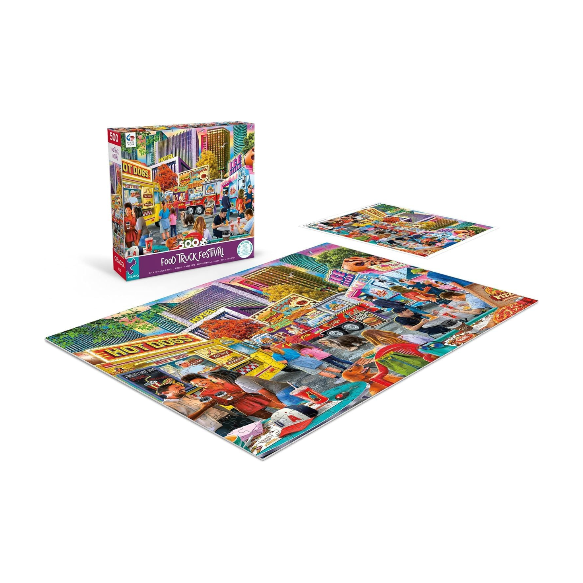 Food Truck Festival - Rompecabezas de 500 Piezas