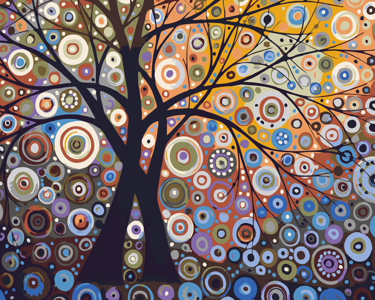 Tree of Life - Kit de Pintura por Números 40 x 50 cm