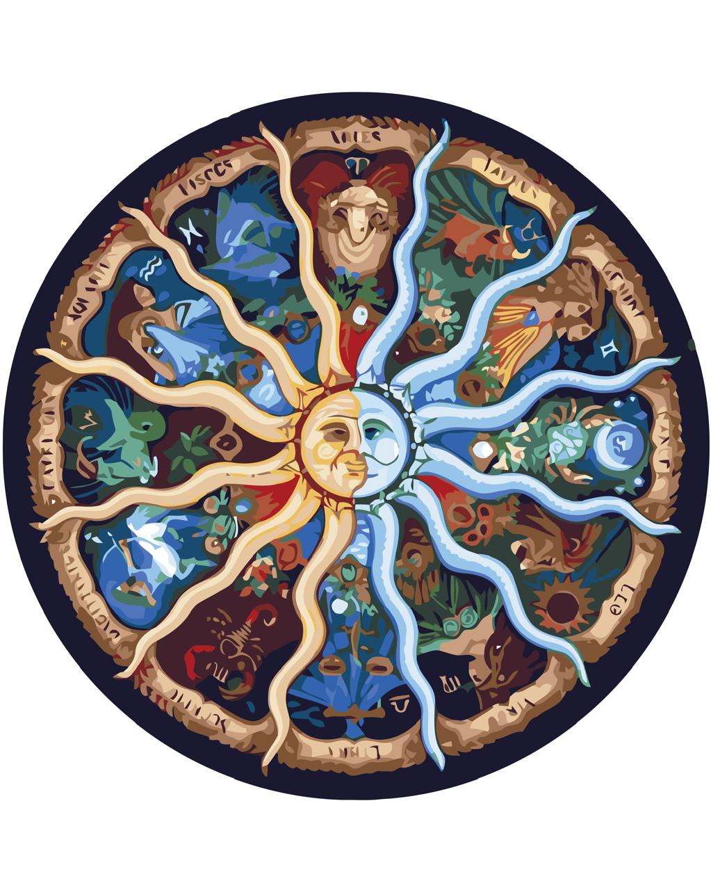 Zodiac - Kit de Pintura por Números 40 x 50 cm