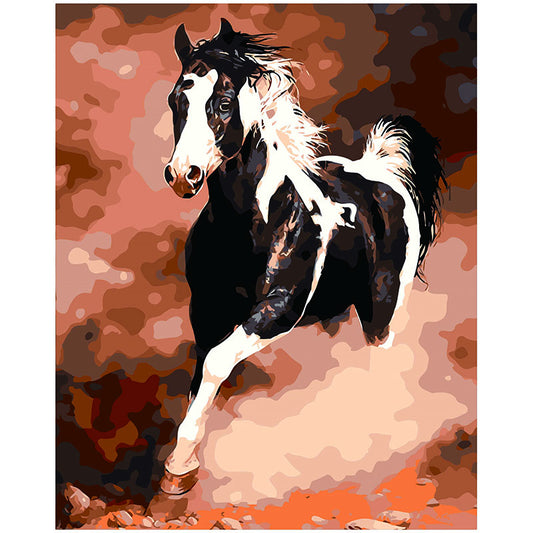 Kit de pintura por números Caballo Salvaje 40x50cm - diseño animales - My Box Hub